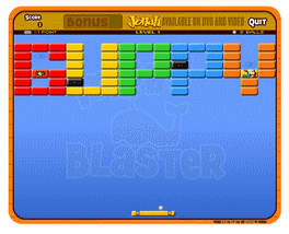 Copie d'cran du casse-brique spcial GuppY cr avec Moby Plaster