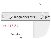 Blogmarker des sites depuis ma barre d'outils