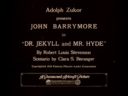 Dr Jekyll and Mr Hyde