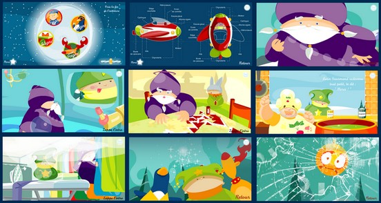 Planche de caps d'un Noël Zinzin