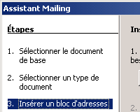Assistant mailing