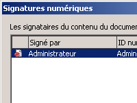 Signatures numériques